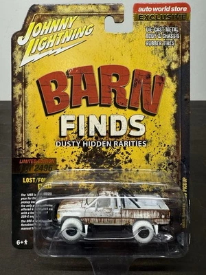 Toyota SR5 1985 camioneta Johnny Lightning Barn Finds blanca edición limitada Foto 1 de 4