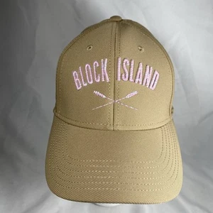 Sombrero Block Island Rosa y Beige Gorra con Tirantes Logo Bordado - Imagen 1 de 7