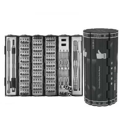 DIY Projects 128 In 1 DIY Repair Kit Chrome-vanadium Steel Double-ended Spudger - Image 1 of 4