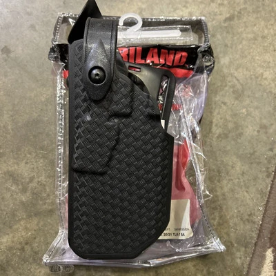 Safariland 7360 ALS/SLS Lvl3 RH Duty Holster Basket GLOCK 20 21 (&17 19) + TLR-7 - Image 1 of 4