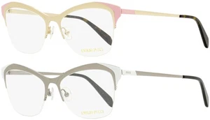 Emilio Pucci Women's Cat Eye Semi-Rimless Eyeglass Frames - EP5074 - Picture 1 of 6