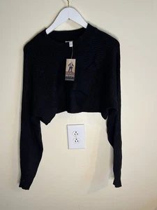 Sofia by Sofia Vergara Damen Langarm Schwarz Bolero Pullover Gr. XXL Neu mit Etikett - Bild 1 von 8