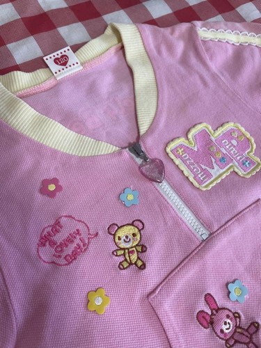 VETEMENTS Mezzo Piano 120 cm abito manica corta toppa Perrier scintillante carino