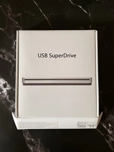 Original Apple USB Super Drive A1379 Lecteur Externe, Argent avec notice d'origine - Photo 1/6