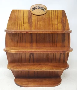 Vintage Jack Daniels 2002 Legends Schnapsglas Holz Schnaps Display Regal - Bild 1 von 14