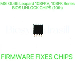 MSI GL65 Leopard 10SFKV, 10SFK Series, ADMIN NO PASSWORD FIRMWARE BIOS CHIP - Afbeelding 1 van 1