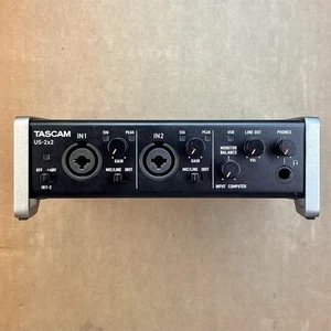 Tascam US-2x2 Desktop USB Audio MIDI Interface Nice! Tested With USB Cable - Picture 1 of 6