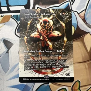 MTG Iron Spider, Civil Warrior BORDERLESS - NM - Marvel's Spider-Man MAR - Bild 1 von 1
