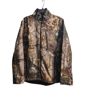 Realtree Camo Softshell Jacket Hunting Outdoors Full Zip Coat Medium - Picture 1 of 5