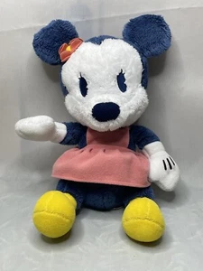 Disney Store Baby Minnie Mouse Pie Eyed Plush RARE Pastels Flower - Picture 1 of 5
