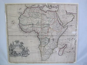 Antique 1720 JOHN SENEX New Map of AFRICA Latest Observations Marquis Annandale - Picture 1 of 5