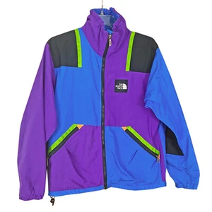 Vintage The North Face Tonar Jacket Size M Bright Colorblock Full Zip USA Made - Picture 1 of 12