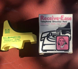 VTG RECEIVE-EASE TELEPHONE SHOULDER REST IN ORIGINAL BOX TOLEDO CONSTRUCTION CO - Picture 1 of 5