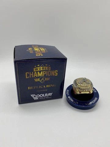 Atlanta Braves Replica 2021 World Series Championship Ring Gwinnett Stripers SGA Cover