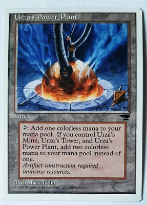 ►URZA'S POWER PLANT (V.4) ►CHRONICLES 1995 ANTIQUITIES ►NM ►LAND ►MAGIC ►MTG - Bild 1 von 2