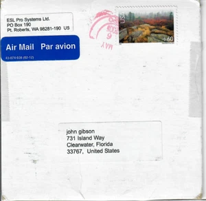 USA - Letter - 6 May 2005 - Port Roberts WA - #536 - Picture 1 of 3