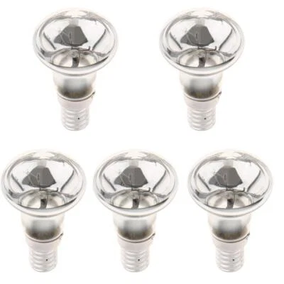 5Pcs R39 Clear Reflector Tungsten Filament Bulb Lamp SES E14 - Image 1 of 4