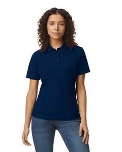 GD64800L Gildan 64800L Softstyle Womens Pique Polo - Picture 1 of 10