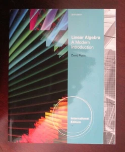 Linear Algebra: A Modern Introduction 3rd International Ed. Poole David PB - Picture 1 of 4