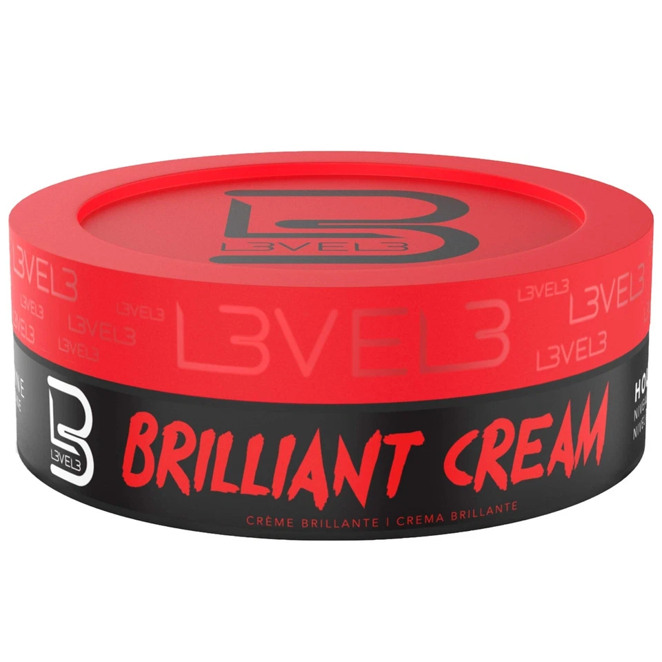 Level 3 Brilliant Cream Medium Shine Hold Level 1 Flake-Free Formula 5.07oz NEW - Image 1 of 1