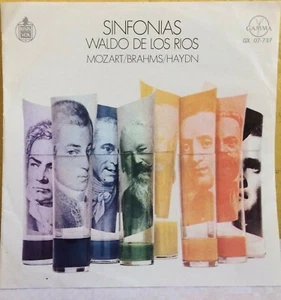 WALDO DE LOS RIOS -SINFONIAS MOZART / BRAHMS / HAYDN MEXICAN  7" EP PS ORCHESTRA - Picture 1 of 5