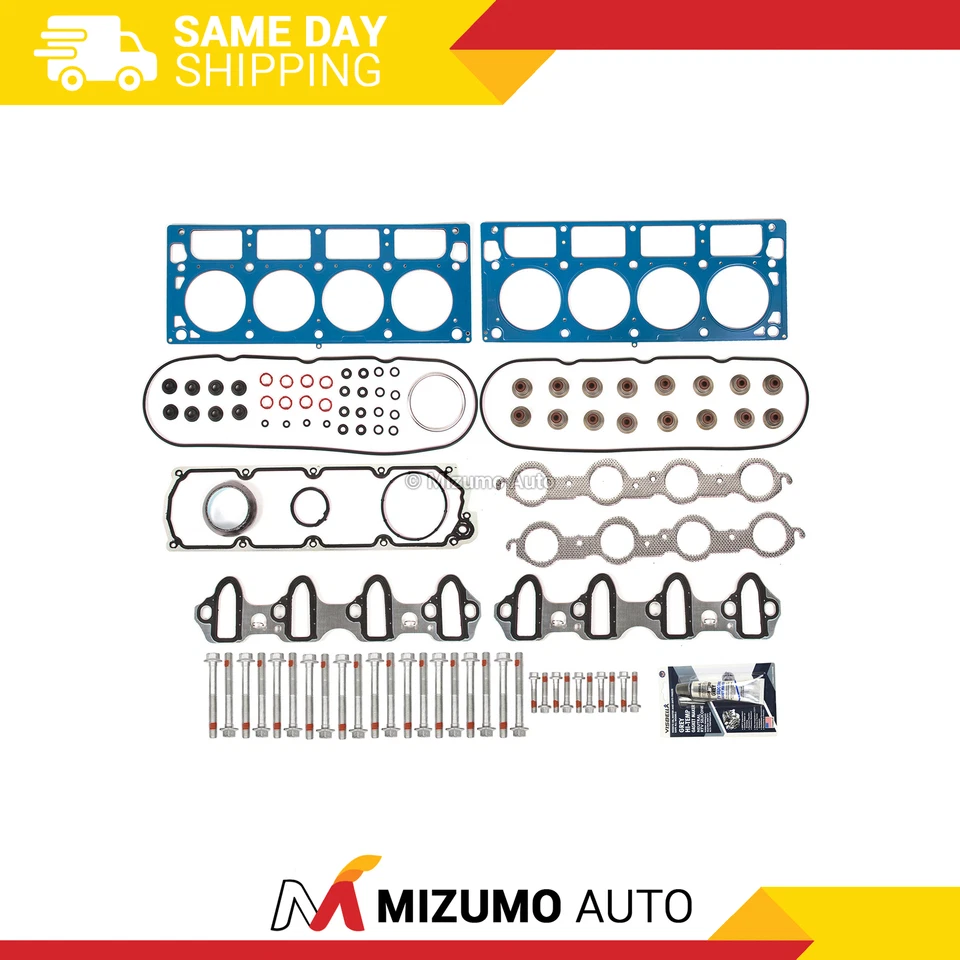 Head Gasket Bolts Set Fit Chevrolet Colorado Express GMC Savana Yukon 4.8 5.3 - Image 1 of 4
