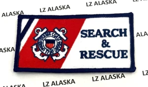 U.S. COAST GUARD SEARCH & RESCUE mit COAST GUARD STRIPE PATCH USCG (CG1) - Bild 1 von 3