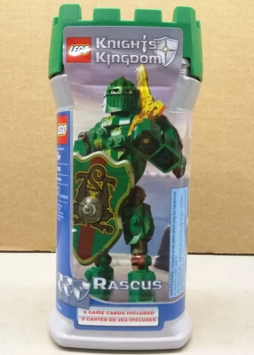 LEGO Knights' Kingdom 8784 Rascus NUEVO Posable Castillo Caballero Figura Mono Verde Foto 1 de 4