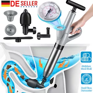 8 Bar Profi Abflussreiniger Pressluft Rohrreiniger Pumpe Druckluft Rohrreinigung - Bild 1 von 12