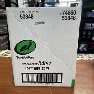 CASE 6PC Turtle Wax 53848 Interior Detailer Cleaner and Protectant Mist, 20 oz - Picture 1 of 2