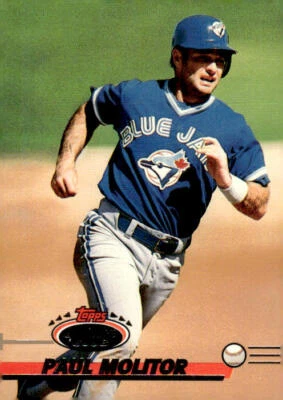 1993 Stadium Club #627 Paul Molitor Toronto Blue Jays - Image 1 of 2
