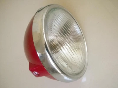 Conjunto de luces de faros 6V rojo Honda CB CL XL SL 100 CT125 XL175 CL125S CB125S Foto 1 de 4