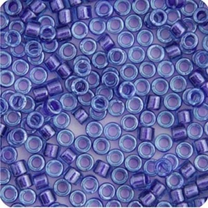 Delica 11/0 RD Aqua Amethyst Lined-Dyed - Picture 1 of 1