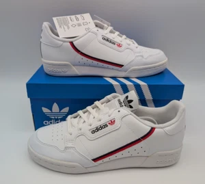 Adidas Continental 80 J F99787 - FTWWHT/scarle/Conavy, weiß, blau, rot NEU - Bild 1 von 11