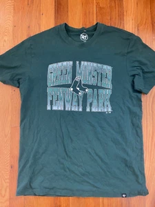Boston Red Sox '47 Green Monster Fenway Park T-Shirt Green M Medium - Picture 1 of 3