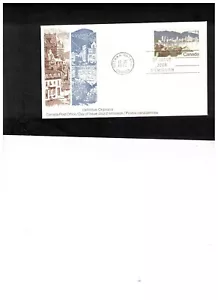 CANADA 1972 $1.00 HI VALUE VANCOUVER SKYLINE FDC cat #599/600 BOX 512 - Picture 1 of 1