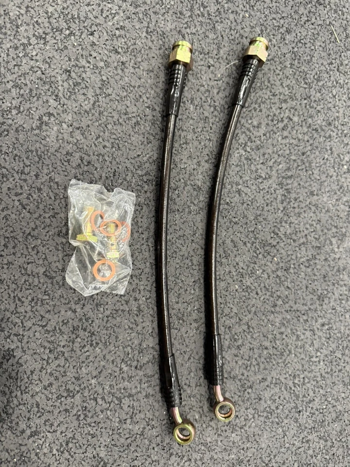 Líneas de freno traseras trenzadas de acero inoxidable 04-11 Mazda RX8 RX-8 Foto 1 de 1