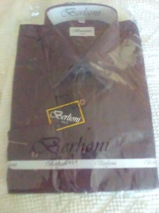 Herren Berlioni Oberhemd 32/33 - 16-161/2 braun - Bild 1 von 1