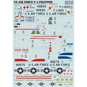 Print Scale 72-192 Decal Flugzeug 1:72 US Air Force F4 Phantom Waterslide Decals - Bild 1 von 12