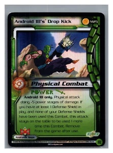 1x DBZ CCG ANDROID 18 DROP KICK M25 HOLO FOIL PROMO BABIDI DRAGON BALL Z LIMITED - Foto 1 di 1