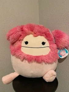 Squishmallows Caparinne The Pink Bigfoot Yeti With Bow 14in NWT - Picture 1 of 3