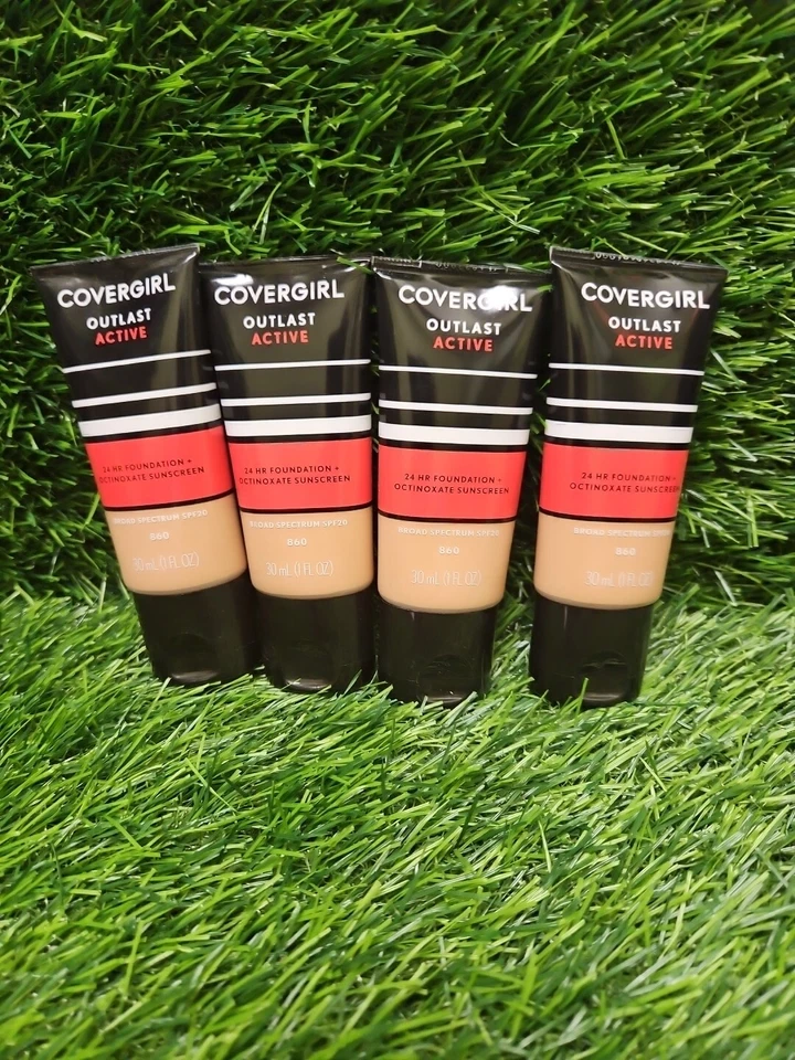 Covergirl Outlast Active 24 Hour Foundation + SPF 20 860 Classic Tan   1 Oz Lot4 - Image 1 of 1