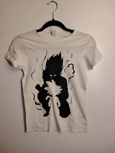 Schatten Dragon Ball Son Goku Anime vegeta   Bio Baumwolle Damen T-Shirt Vintage - Bild 1 von 5