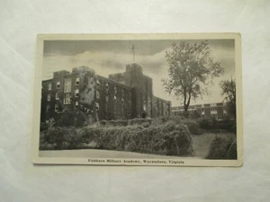 Waynesboro Virginia Postcard Fishburn Military Academy VA - Picture 1 of 2