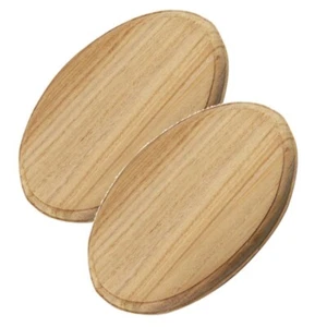 2x Oval Schlicht Holz Tür Schild Tafel DIY Brandmalerei Gravur Farbe - Bild 1 von 2