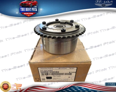 Engranaje CVVT de admisión para 16-20 Hyundai Kia Genesis 2.0L 2.4L 243502GGB0⭐GENUINO⭐OEM Foto 1 de 4