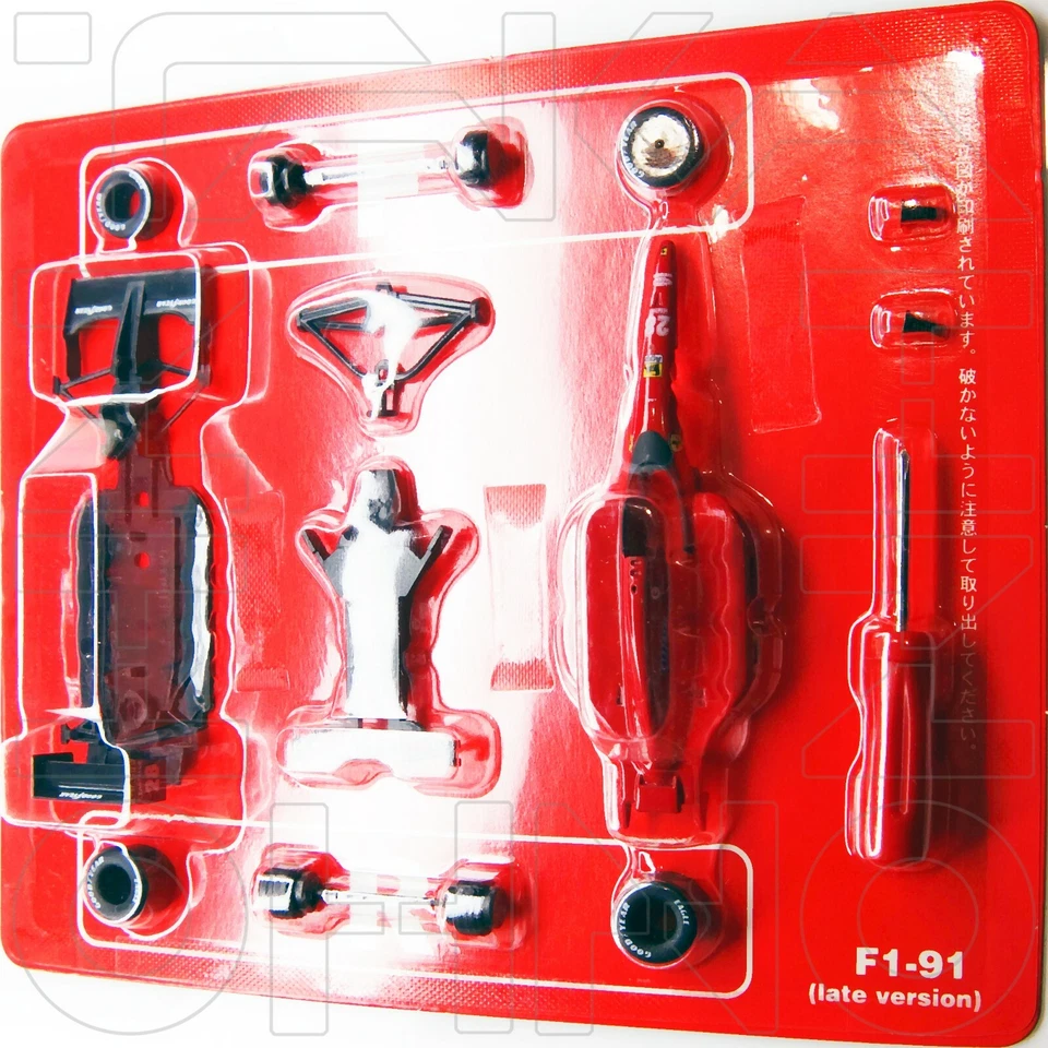 Kyosho 1/64 Ferrari Formula Car Collection 2 F1 F1-91 Late No.28 J. Alesi 1991