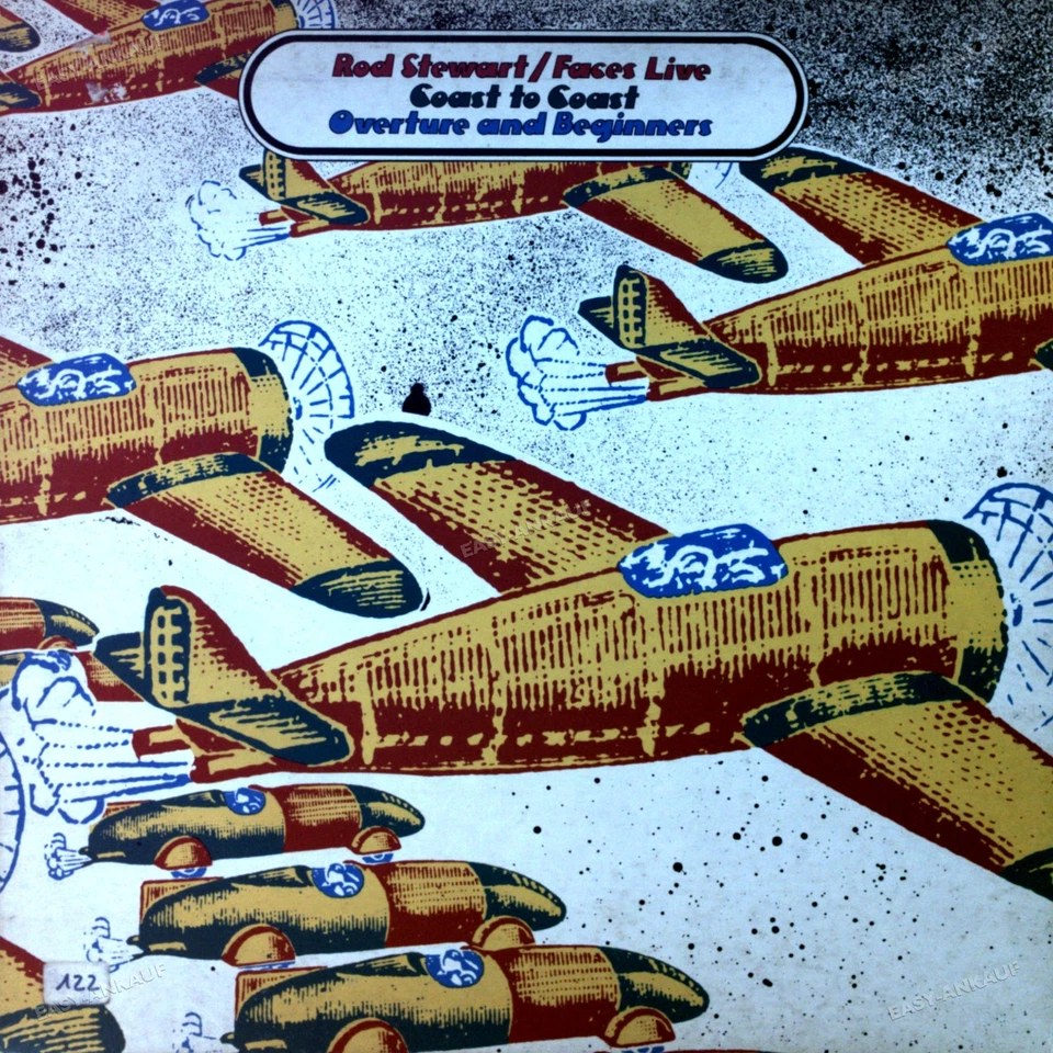 Rod Stewart / Faces - Live Coast To - Overture And Beginners LP 1973 FOC . - Image 1 of 1