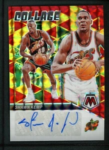 2023-24 Shawn Kemp Auto Panini Mosaic Autographs Gold Collage - Picture 1 of 2