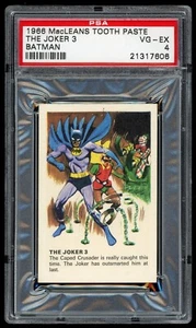 1966 NPPI Batman MacLeans Toothpaste Joker 3 PSA 4 - Picture 1 of 2